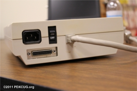 Amiga External Floppy Disk Drive (Rear)