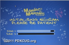 Maniac Mansion Gold Installing into GEORAM