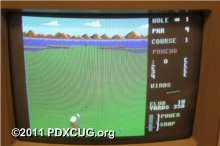 Leaderboard Golf on the C128