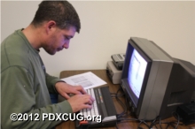 PDXCUG Members typing in programs