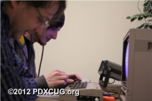 PDXCUG Members typing in programs